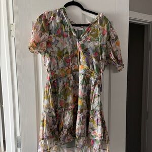 Never been worn Floral Multicolor Dress